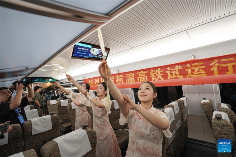 Reli mpya ya mwendo kasi yazinduliwa ili kuimarisha maendeleo jumuishi ya Delta ya Mto Yangtze wa China
