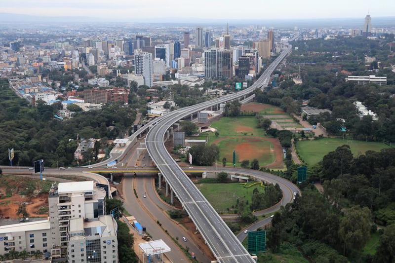 Picha iliyopigwa tarehe 8, Mei, 2022 ikionesha sehemu ya Barabara ya mwendo kasi ya Nairobi, Kenya. (Picha na Xinhua)