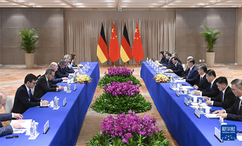 Rais Xi Jinping wa China akutana na Chansela wa Ujerumani Chancellor Olaf Scholz