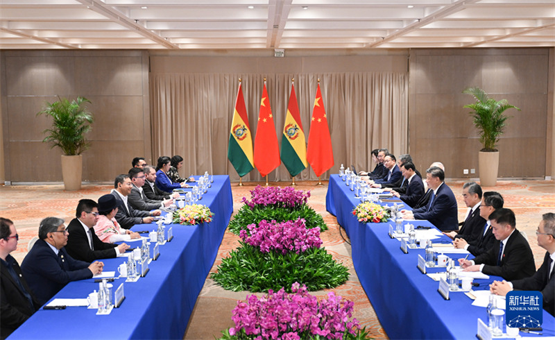 Rais Xi Jinping wa China akutana na Rais wa Bolivia Luis Arce