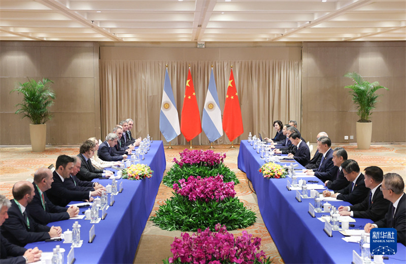 Rais Xi Jinping wa China akutana na Rais wa Argentina Javier Milei
