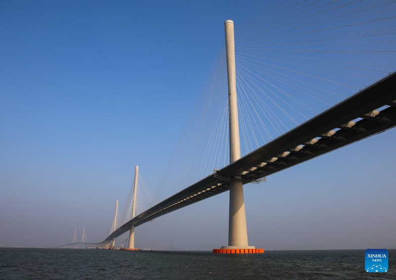 Mwonekano wa mitandao ya barabara katika Eneo la Ghuba Kuu ya Guangdong-Hong Kong-Macao, China