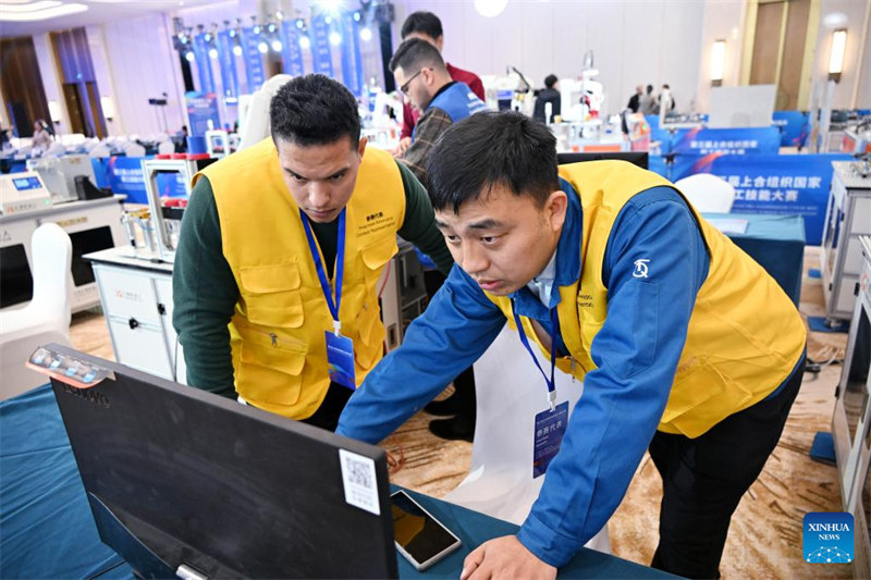 Shindano la 3 la Ufundi stadi wa Wafanyakazi wa Nchi za SCO laanza mjini Qingdao, Shandong, China