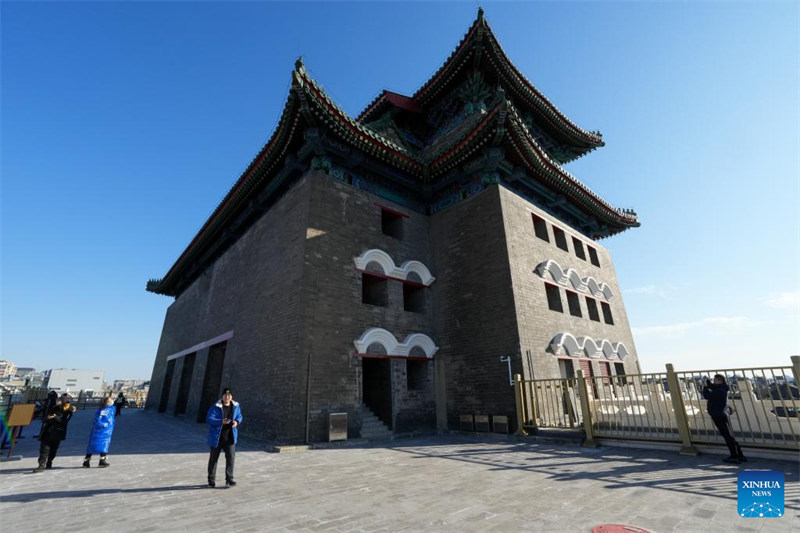 Jengo la Mnara wa Kupigia Mishale wa Zhengyangmen mjini Beijing lafunguliwa tena kwa umma