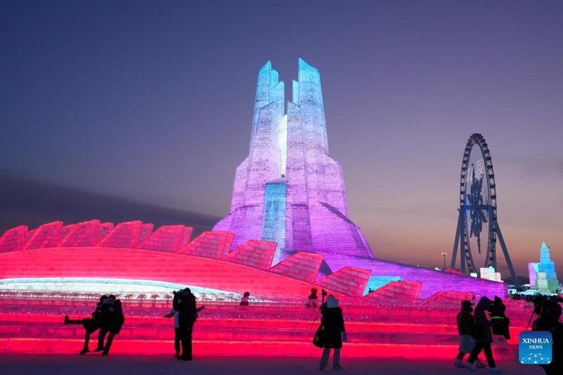 Tamasha la 41 la Kimataifa la Barafu na Theluji la Harbin nchini China laanza rasmi