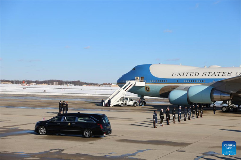 Mwili wa Rais wa zamani wa Marekani Jimmy Carter wawasili katika mji mkuu, Washington, D.C.
