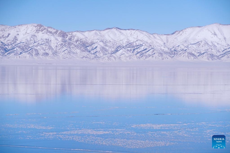 Mandhari ya Ziwa Sayram katika Mkoa wa Xinjiang, nchini China