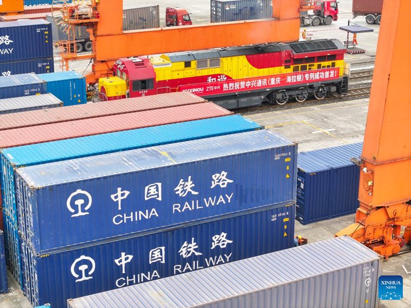 Njia mpya ya treni ya mizigo inayounganisha Mji wa Chongqing wa China na Afghanistan yazinduliwa
