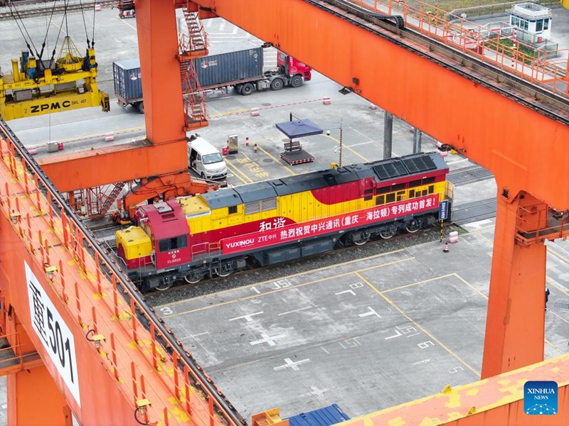 Njia mpya ya treni ya mizigo inayounganisha Mji wa Chongqing wa China na Afghanistan yazinduliwa