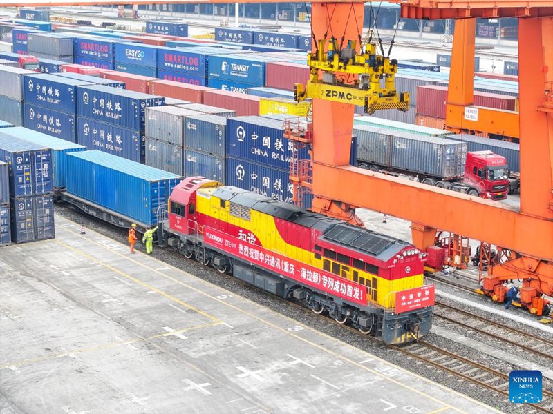 Njia mpya ya treni ya mizigo inayounganisha Mji wa Chongqing wa China na Afghanistan yazinduliwa