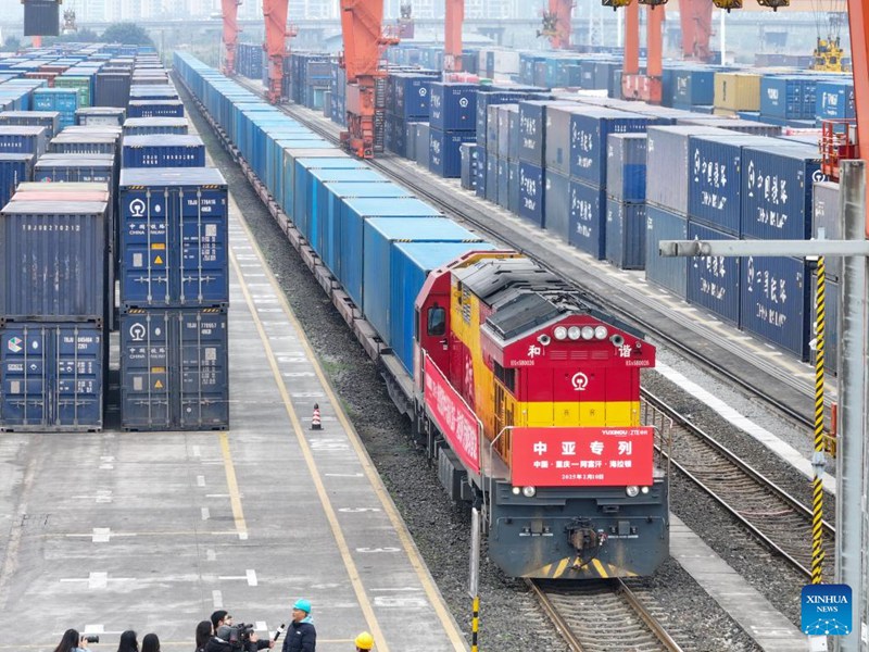Njia mpya ya treni ya mizigo inayounganisha Mji wa Chongqing wa China na Afghanistan yazinduliwa