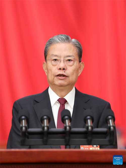 Kikao cha pili cha wajumbe wote cha Mkutano wa tatu wa Bunge la 14 la Umma la China chafanyika mjini Beijing, China