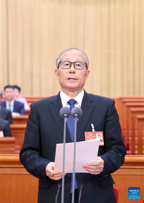 Kikao cha pili cha wajumbe wote cha Mkutano wa tatu wa Bunge la 14 la Umma la China chafanyika mjini Beijing, China