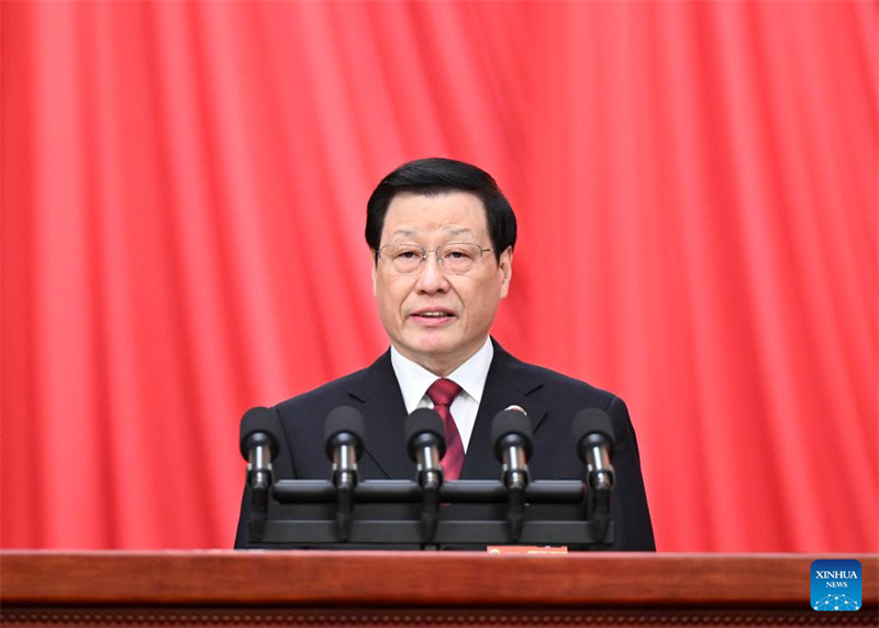 Kikao cha pili cha wajumbe wote cha Mkutano wa tatu wa Bunge la 14 la Umma la China chafanyika mjini Beijing, China