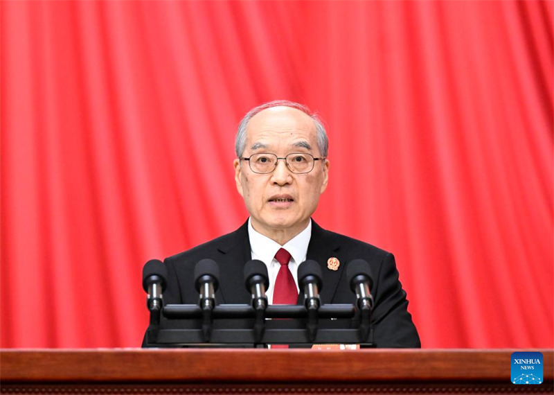 Kikao cha pili cha wajumbe wote cha Mkutano wa tatu wa Bunge la 14 la Umma la China chafanyika mjini Beijing, China