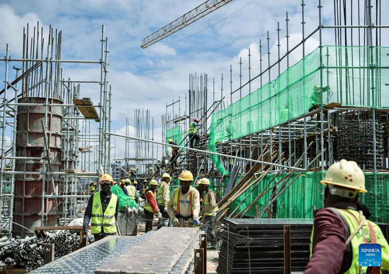 Mji wa Michezo wa Talanta unaojengwa na Kampuni ya China waendelea kujengwa Nairobi, Kenya