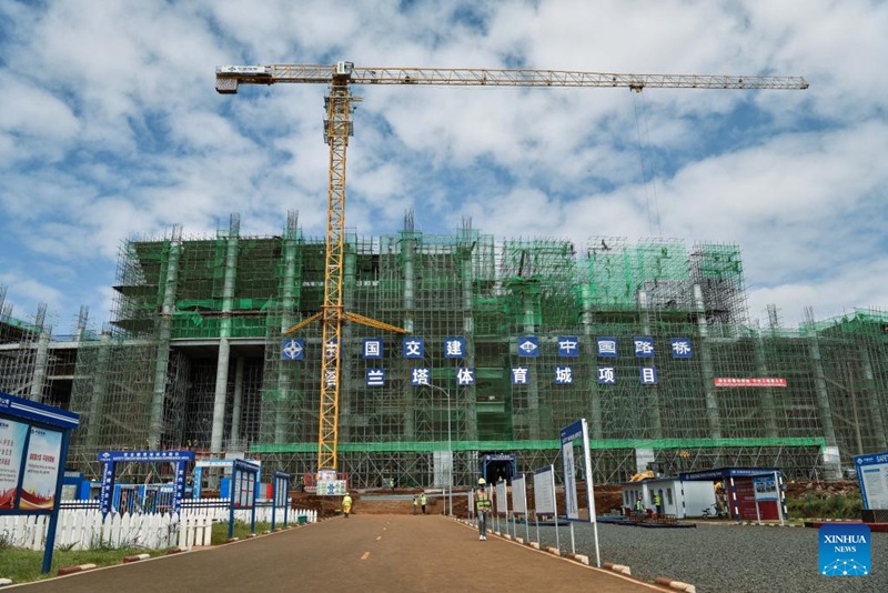 Mji wa Michezo wa Talanta unaojengwa na Kampuni ya China waendelea kujengwa Nairobi, Kenya
