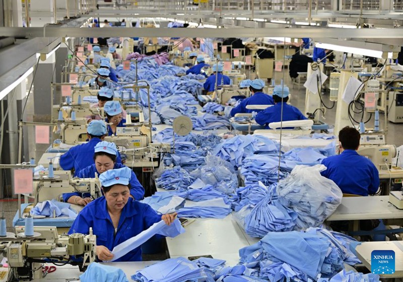 Eneo la Jimo la Mji Qingdao, China lahimiza maendeleo endelevu ya sifa bora ya viwanda vya ufumaji na utengenezaji wa nguo