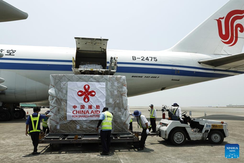 Shehena ya kwanza ya vitu vya msaada wa China yawasili Myanmar