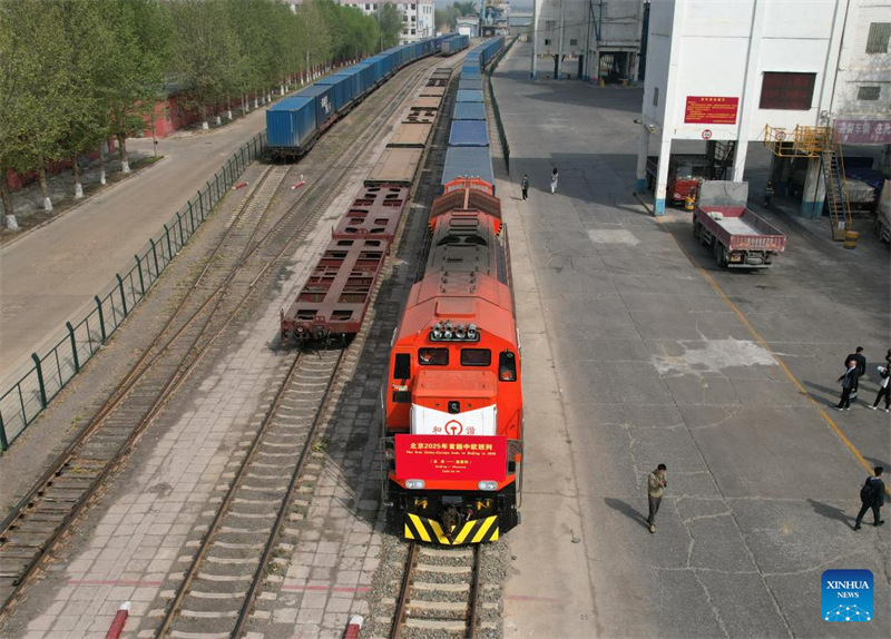 Mji wa Beijing watuma treni ya kwanza ya mizigo ya China-Ulaya katika mwaka 2025