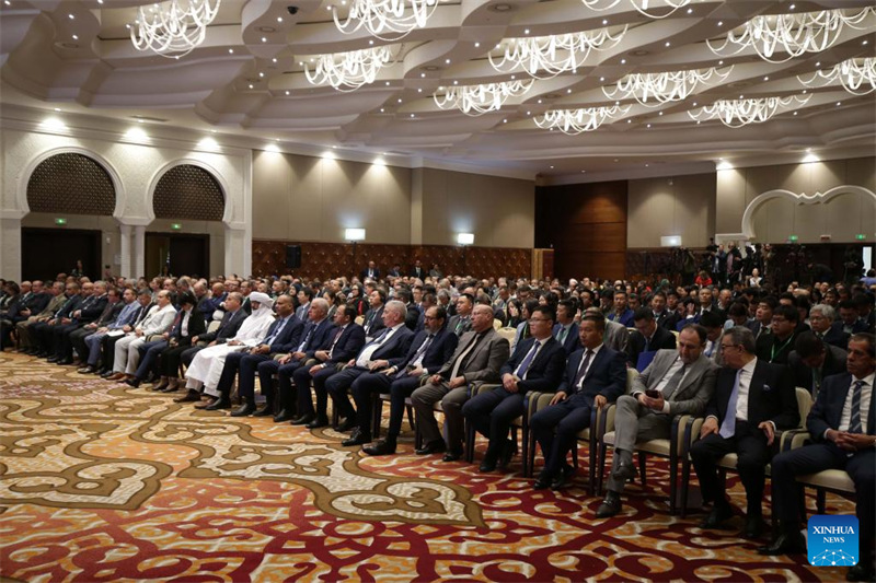 Jukwaa la Biashara kati ya Algeria na China kuhusu Uwekezaji likifanyika Algiers, Algeria, Aprili 15, 2025. (Xinhua)