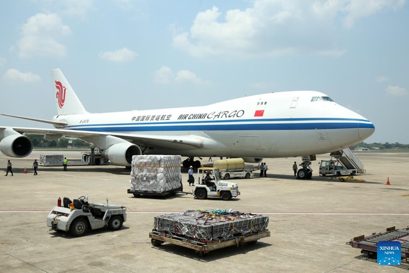 Shehena ya 7 ya msaada wa dharura wa kibinadamu kutoka China yawasili Myanmar iliyokumbwa na tetemeko la ardhi