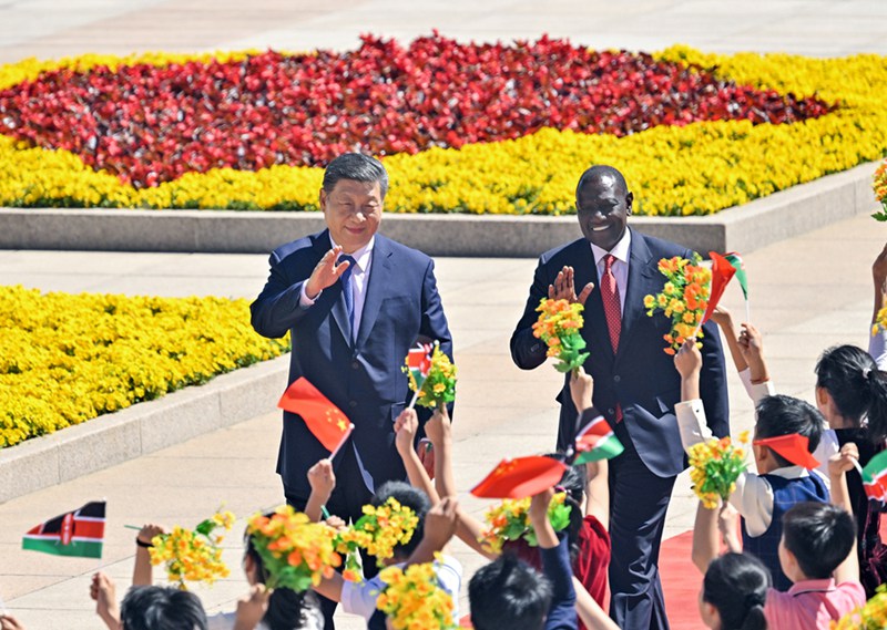 Rais Xi Jinping afanya mazungumzo na mwenzake wa Kenya William Ruto
