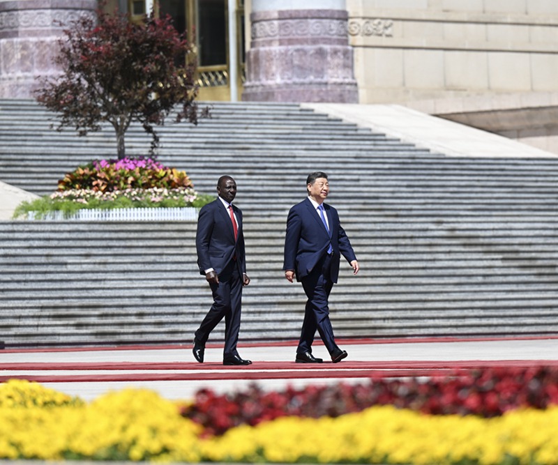 Rais Xi Jinping afanya mazungumzo na mwenzake wa Kenya William Ruto