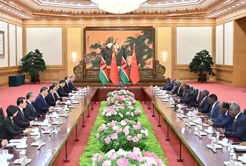 Rais Xi Jinping afanya mazungumzo na mwenzake wa Kenya William Ruto