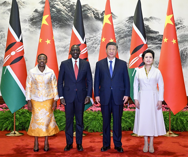 Rais Xi Jinping afanya mazungumzo na mwenzake wa Kenya William Ruto