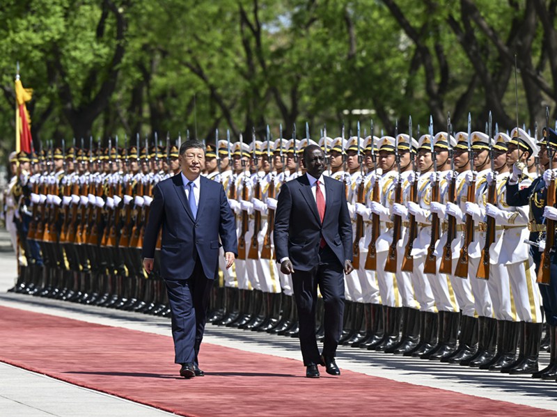 Rais Xi Jinping afanya mazungumzo na mwenzake wa Kenya William Ruto