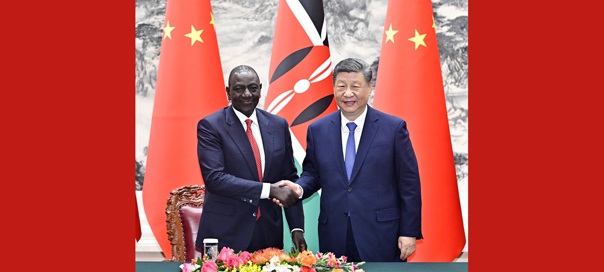 Rais Xi Jinping afanya mazungumzo na mwenzake wa Kenya William Ruto