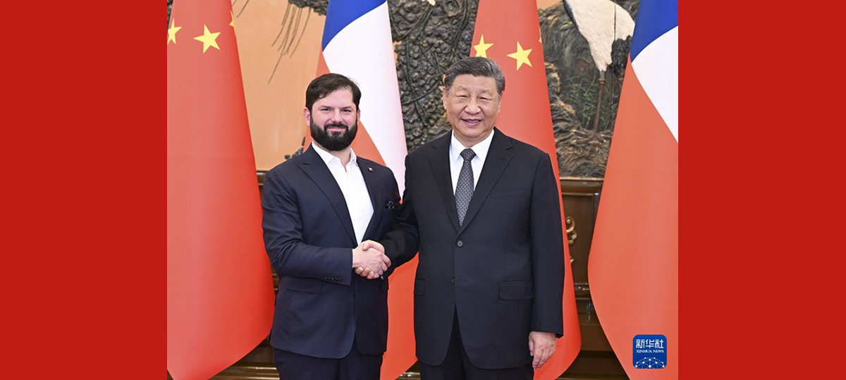 Rais wa China afanya mazungumzo na rais wa Chile