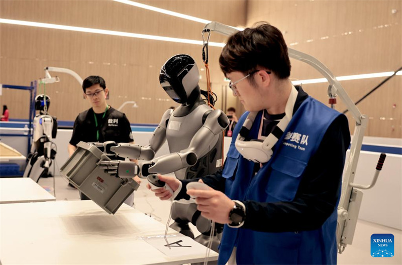 Mashindano ya Kimataifa ya Ustadi wa Roboti yenye Umbo la Binadamu yafanyika mjini Shanghai, China