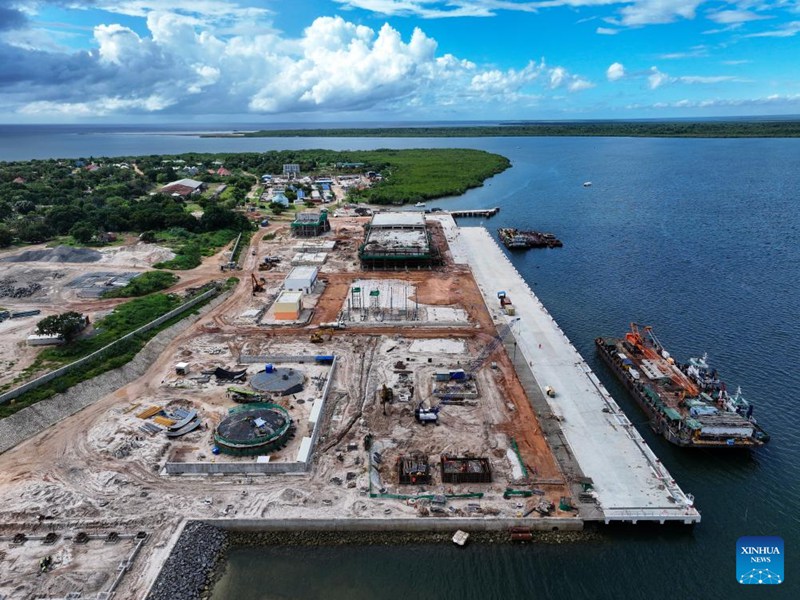 Bandari mpya iliyojengwa na China yaunganisha zamani, sasa na siku za baadaye nchini Tanzania