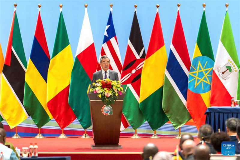 Mkutano wa Mawaziri wa Waratibu wa Utekelezaji wa Matokeo ya Baraza la Ushirikiano kati ya China na Afrika (FOCAC) ukifanyika Changsha, Mkoa wa Hunan, katikati mwa China, Juni 11, 2025. (Xinhua/Chen Sihan)