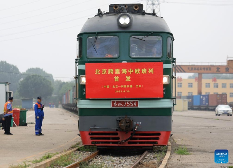 Beijing yazindua treni ya kwanza ya mizigo kati ya China na Ulaya kuvuka Bahari ya Caspian