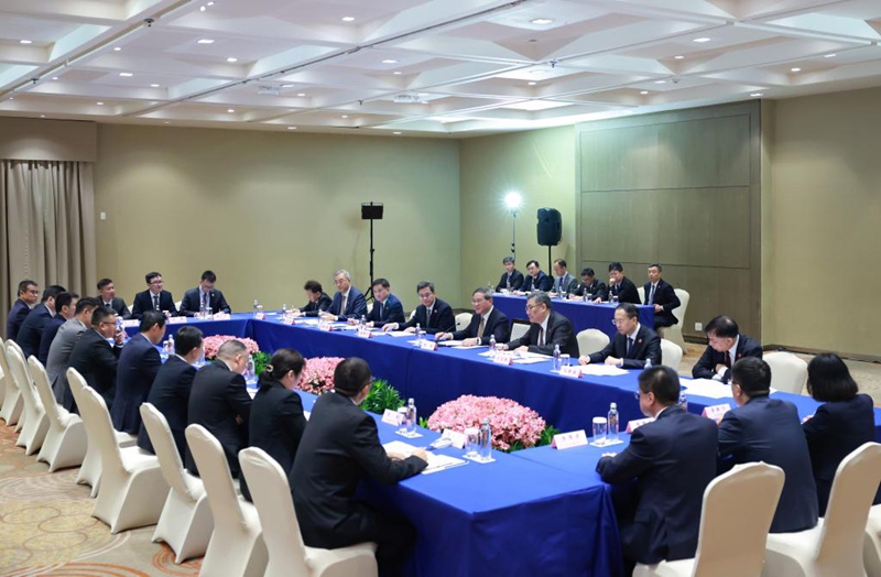 Waziri Mkuu wa China Li Qiang akihudhuria kongamano la kampuni za China zinazofanya shughuli zao nchini Brazil mjini Rio de Janeiro, Brazili, Julai 8, 2025. (Xinhua/Wang Ye)