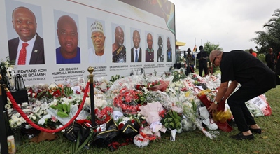 Ghana yaomboleza waliokufa kwenye ajali ya helikopta