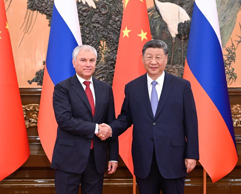 Rais Xi akutana na mkuu wa baraza la chini la Bunge la Russia