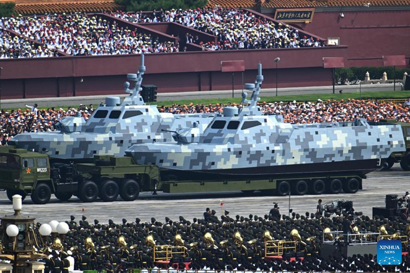 Hali mbalimbai ya kuvutia kwenye gwaride la Siku ya Ushindi ya China