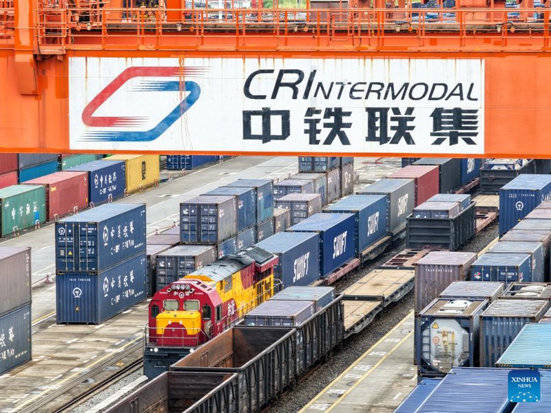 Usafiri wa kwenda na kurudi wa Treni ya mizigo ya China-Ulaya kutoka kusini-magharibi mwa China wafikia mara zaidi ya 3,400