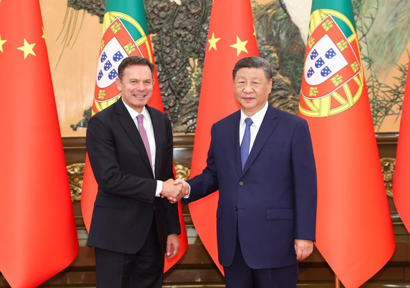 Rais Xi Jinping wa China akutana na Waziri Mkuu wa Ureno Montenegro