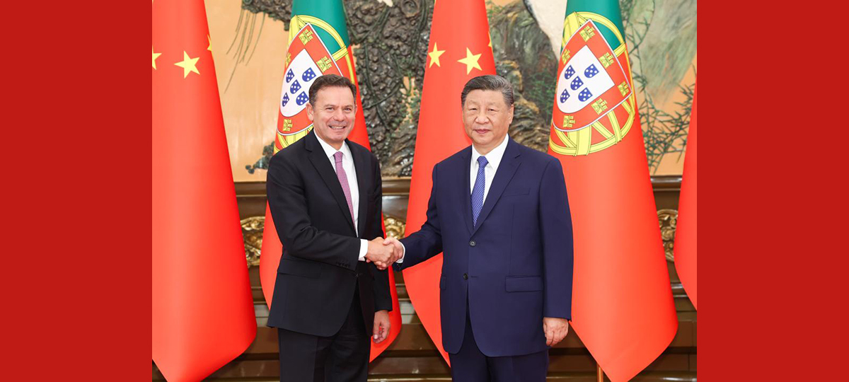 Rais Xi Jinping wa China akutana na Waziri Mkuu wa Ureno Montenegro