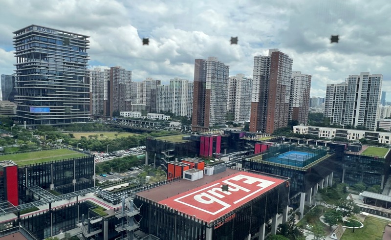 Picha ikionyesha mahali kilipo Kituo cha Uvumbuzi na Ujasiriamali cha Vijana wa Qianhai Shenzhen-Hong Kong (Ehub) mjini Shenzhen, Mkoa Guangndong, kusini mashariki mwa China, Septemba 15, 2025. (Picha/People’s Daily Online)