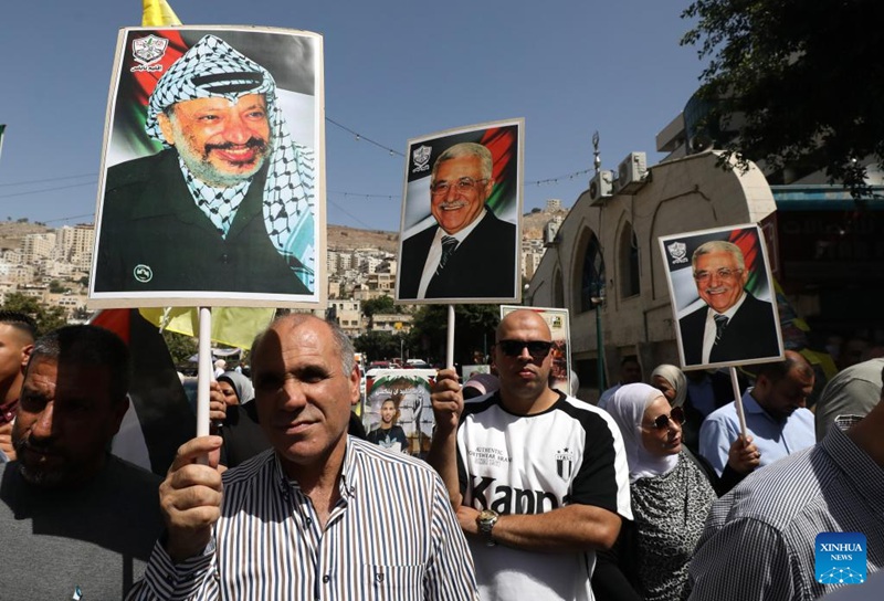 Watu washerehekea Nchi za Magharibi kutambua nchi ya Palestina katika Ukingo wa Magharibi