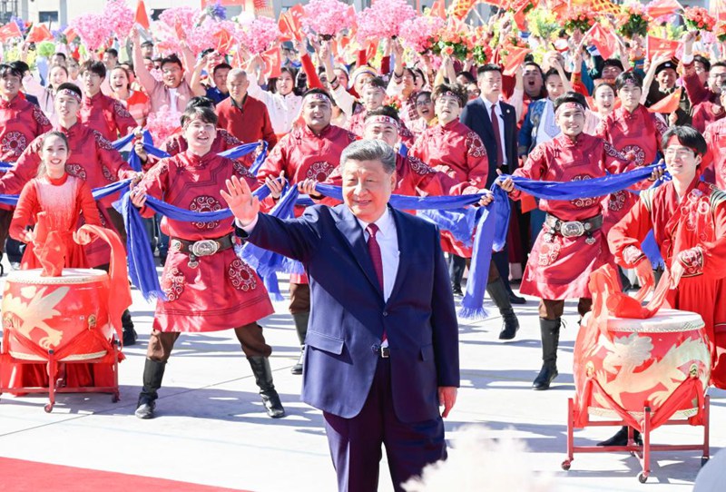 Rais Xi aondoka baada ya kuhudhuria sherehe za maadhimisho ya miaka 70 tangu kuanzishwa Mkoa wa Xinjiang