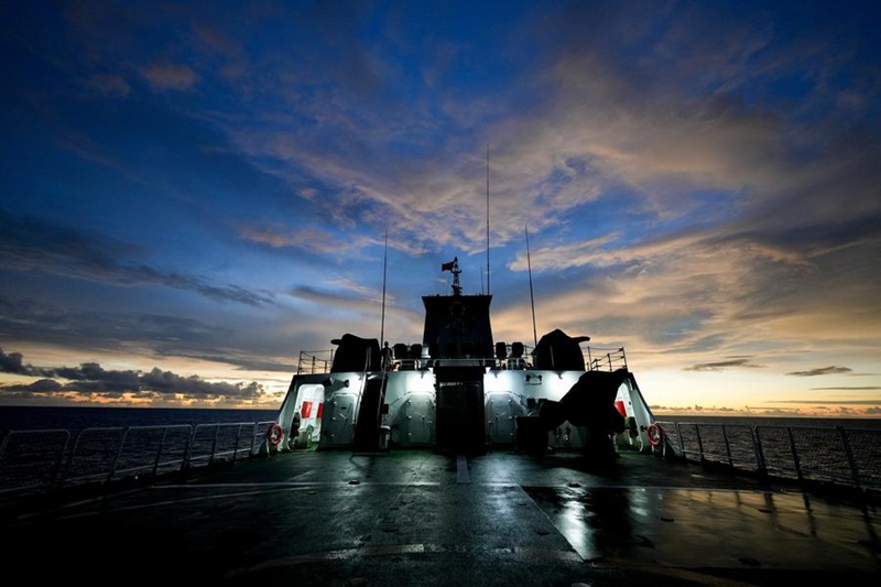 Askri Polisi wa Pwani ya China wafanya doria na utekelezaji wa sheria kwenye Bahari ya Kusini ya China