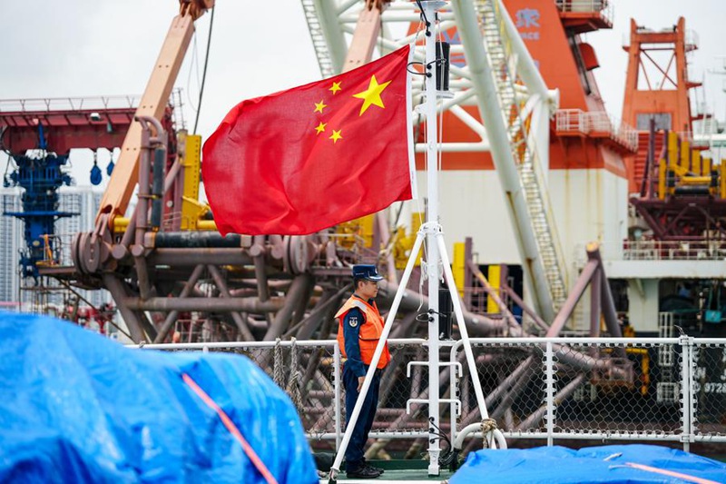 Askri Polisi wa Pwani ya China wafanya doria na utekelezaji wa sheria kwenye Bahari ya Kusini ya China