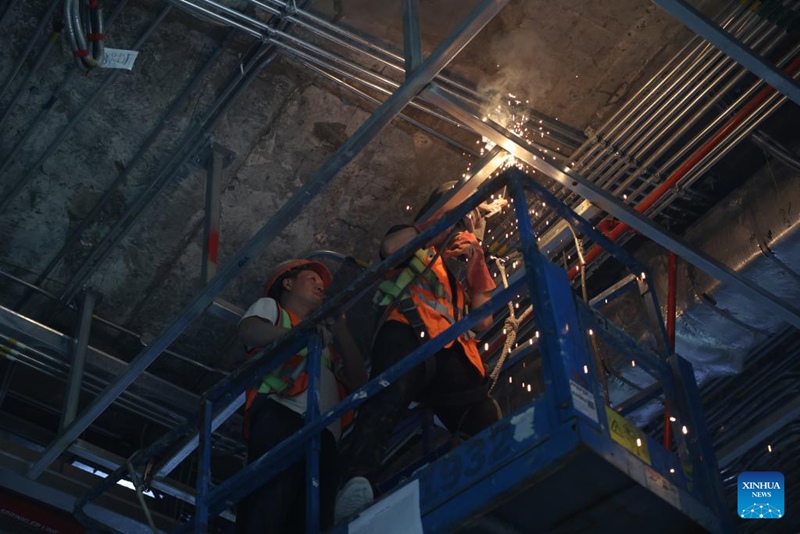 Wafanyakazi Wachina wasaidia kujenga alama mpya ya Misri